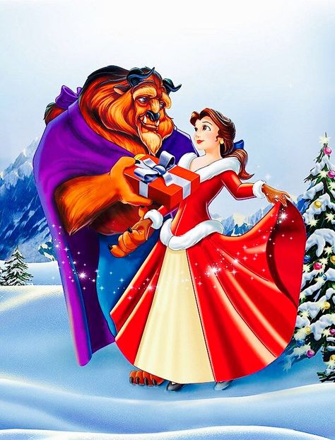 Beast and Belle Disney Merry Christmas, Beauty And The Beast Wallpaper, Enchanted Christmas, Disney Challenge, Beauty And The Beast Movie, Belle And Beast, Hype Beast, Beast Wallpaper, Disney Belle