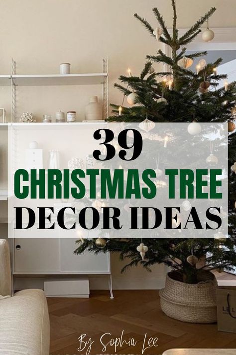 You are going to be in love with these Christmas Tree Decor Ideas!! I can't get over all of these different styles and how well put together they all are! You need to see these trees as inspiration for your Christmas Tree Decor this year! image sourced from @melissagessler Christmas Apartment, Rainbow Tree, Creative Christmas Trees, Elegant Christmas Trees, Pink Ornament, Christmas Decorations Wreaths, Unique Christmas Trees, Cute Christmas Tree, Christmas Decorations Living Room