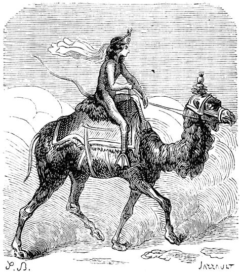 50. Demon Paimon from Collin de Plancy's 'Dictionnaire Infernal' (Louis Le Breton). A Fallen Angel, A King, Fallen Angel, Wikimedia Commons, Old And New, The Bible