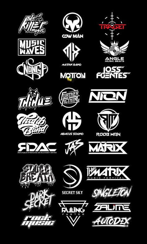 I am specialized in DJ Band Music Artist typography logo design Also specialized in Monogram Logo, Initial, Letter mark, Symbol, font & Letter Logo for your profile and business. Dj Logos Ideas, Dj Logo Design Fonts, Abstract Logo Mark, Dj Logo Design, Best Basketball Jersey Design, Artist Typography, Logo Dj, Band Logo Design, Typography Logo Design