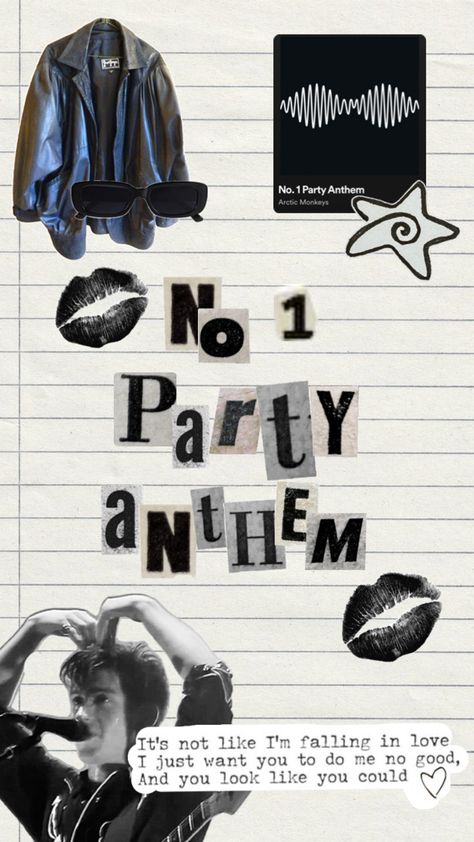 No 1 Party Anthem, Arctic Monkeys Wallpaper, Party Anthem, Monkey Wallpaper, Retro Band, Music Poster Ideas, Monkey 3, Artic Monkeys, Im Falling In Love