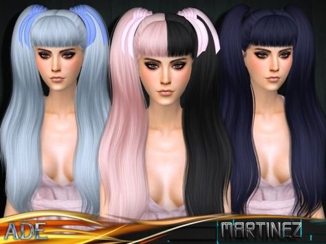 The Sims Resource: Ade - Martinez (With Bangs) • Sims 4 Downloads Craft Tables With Storage, The Sims 4 Cabelos, Craft Table Diy, Sims 4 Anime, Pelo Sims, Sims 4 Characters, Sims Hair, Sims 4 Cas, Sims Community