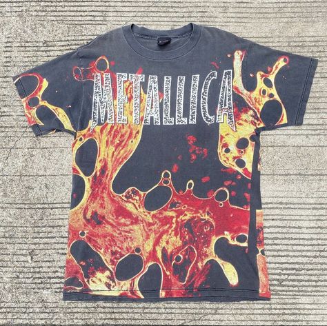 Metallica 90s, Vintage Rock Tees, Converse Shirt, Geeky Clothes, Vintage Converse, Fashion 90s, Rock Tees, Shirts Ideas, Vintage T Shirts