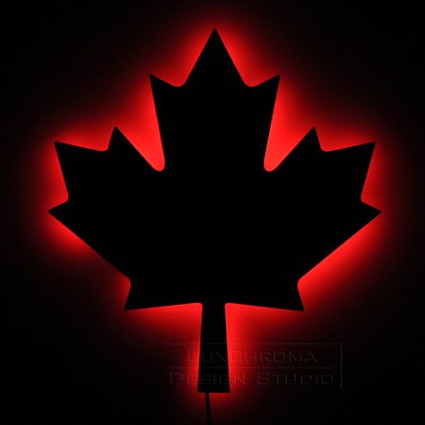 with glowing hearts Canadian Flag Tattoo, Canadian Flag Art, Canada Day Images, Canada Wallpaper, Wallpaper Toronto, Lighted Wall Art, Human Giant, Canadian Tattoo, Canada Pictures