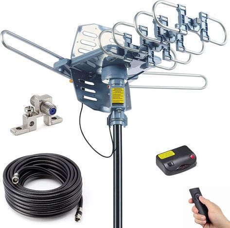 #outdoordigitalantenna #antenna #motorizedantenna #hdtvantenna #wirelessremoteantenna #getridofcablebill #nocablebill #watchingtvforless #remotecontrolantenna #practicalgiftforhusband #practicalgift Best Outdoor Tv Antenna, Outdoor Hdtv Antenna, Outdoor Tv Antenna, Outdoor Antenna, Hdtv Antenna, Tv Antennas, Outdoor Tv, Tv Antenna, Surge Protector