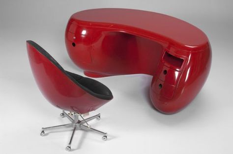 Futuristic Chair, 70s Chairs, 70s Interior, Industrial Office Design, Mod Furniture, Ball Chair, Boomerangs, Century Decor, Fantastic Furniture