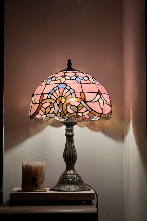 WERFACTORY Tiffany Lamp Stained … curated on LTK Tiffany Lamp Decor Ideas, Tiffany Lamps Aesthetic, Vintage Tiffany Lamp, Stained Glass Lamp Aesthetic, Stain Glass Lamps, Tiffany Lamp Aesthetic, Stain Glass Lamp, Minecraft Torch, Upcycle Lamp