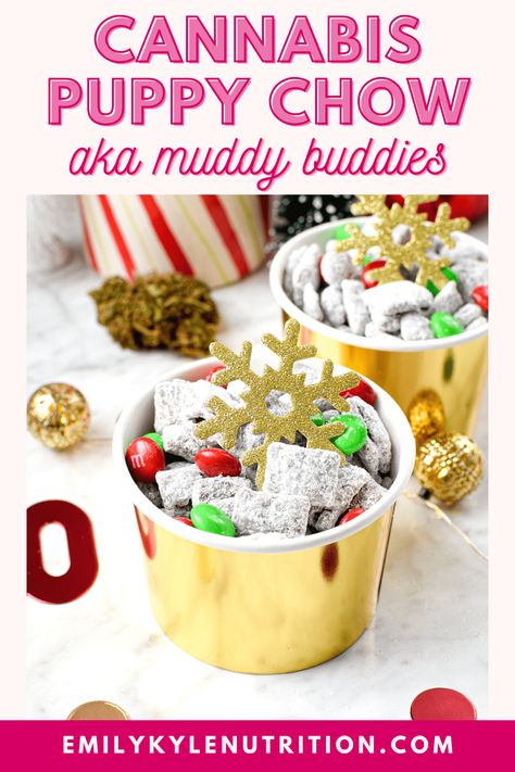 Puppy Chow Mix, Marajuana Recipes, Puppy Chow Chex Mix Recipe, Cannabutter Recipe, Lollipop Recipe, Cannibis Recipes, Puppy Chow Recipes, Muddy Buddies, Holiday Favorite Recipes