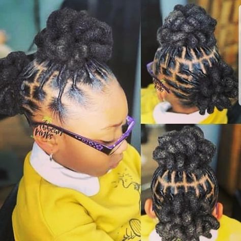 #kidshairstyles #naturalhair on Instagram: “FEATURED *TAG SOURCE* FOLLOW 💋@kissegirl 💋 Hair, Skin, and Nails beauty products available now! www.kissegirl.com Bit.ly/BrownGirlsHair…” Kids Dreads Hairstyles, Hairstyles For Dreads, Kids Dreads, Loc Updo, Dreads Hairstyles, Dread Head, Kid Hairstyles, Natural Hair Salons, Lil Girl Hairstyles