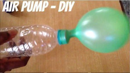 In this video, we show the working model of an air pump using a plastic bottle and balloons. Diy For School, Maths Tlm, Life Science Projects, Science Project Models, Science Model, Physics Projects, Chemistry Projects, Science Models, Empty Water Bottle