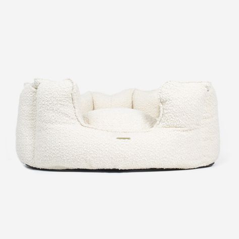 High Wall Bouclé Bed For Dogs | Lords & Labradors – Lords & Labradors USA Boucle Dog Bed, Aesthetic Dog Bed, Beds For Dogs, Bed For Cats, Pet Brand, Cute Dog Beds, Bed For Dogs, Cosy Bed, Aesthetic Dog