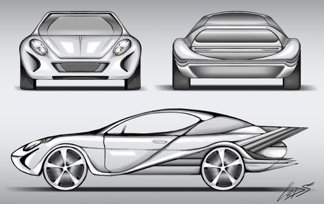 ArtStation - Futuristic concept car sketch Futuristic Cars Concept, Concept Art Design, Futuristic World, Futuristic Concept, Paper Sketch, Modern Futuristic, Car Sketch, Futuristic Cars, Concept Car