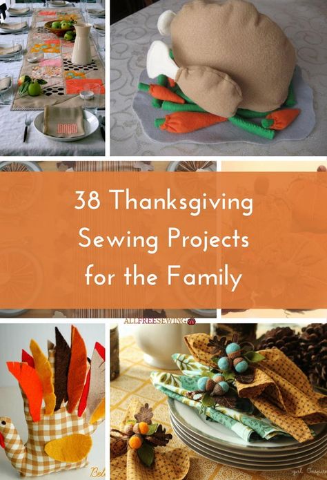 38 Thanksgiving Sewing Projects for the Family | Celebrate Thanksgiving in style with these sewing projects for the whole family! Turkey Sewing Patterns Free Printable, Thanksgiving Decorations Diy Crafts, Thanksgiving Sewing Projects, Thanksgiving Sewing, Fall Sewing Projects, Bowl Covers, Thanksgiving Projects, Stitch Witchery, Diy Table Decor