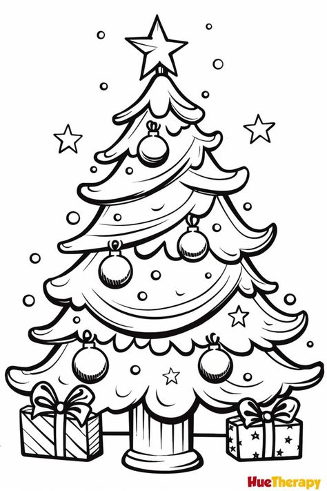 13 Free Printable Christmas Tree Coloring Pages Christmas Tree Coloring, Printable Christmas Tree, Merry Christmas Coloring Pages, Christmas Colouring Pages, Kids Christmas Coloring Pages, Tree Coloring, Free Christmas Coloring Pages, Christmas Tree Drawing, Christmas Tree Coloring Page