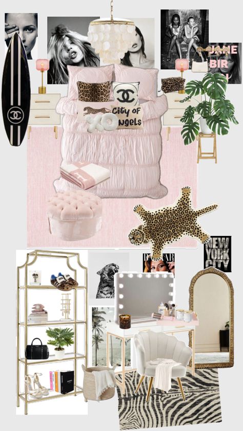 Room Wishlist, White Room Decor, Luxury Room Bedroom, Pink Room Decor, College Dorm Room Decor, Dorm Room Inspiration, Room Redesign, Girly Room, Preppy Room