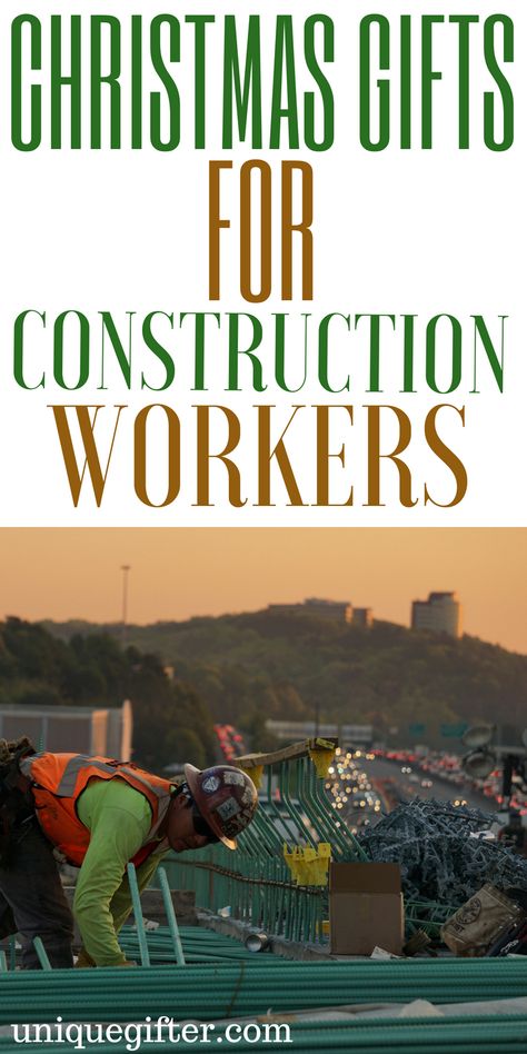 Christmas Gifts for a construction worker | Construction Worker gift ideas | What to buy a construction worker for #Christmas | Construction worker presents | Unique gifts for a Construction Worker  | What to buy a Construction worker for the holidays | Construction worker gift ideas for a friend | Christmas | Present | Holiday # constructionworkers #holiday #giftideas Construction Worker Party Ideas, Employee Appreciation Gifts For Men, Christmas Gifts For Construction Workers, Gifts For Construction Worker, Gifts For Construction Workers, Gifts For Contractors, Coolers For Construction Workers, Construction Gift Ideas, Construction Theme Classroom