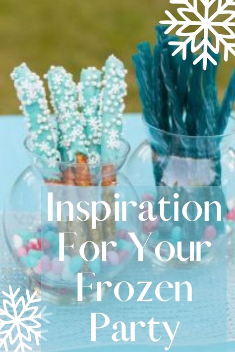 Frozen Theme Pool Party, Frozen Theme Party Food, Frozen Desserts Disney, Frozen Themed Birthday Party Food, Frozen Decoration Ideas, Elsa Party Ideas, Ice Theme Party, Frozen Food Ideas, Ice Party Theme