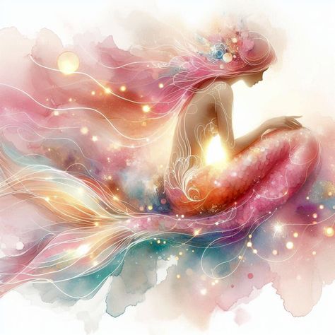 Pisces Mermaid Art, Mermaid Pisces, Pisces Mermaid, Mermaid Artwork, Fantasy Mermaids, Mermaid Drawings, Mermaid Pictures, Mermaid Life, Beautiful Mermaids