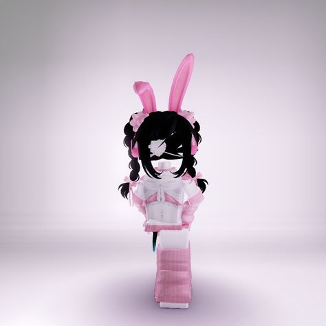 #roblox #robloxoutfit #pink #robloxfit Pink Bunny, Cool Avatars, Roblox Roblox, Pusheen, The Endless, The Millions, Endless Possibilities, Dress To Impress, Avatar