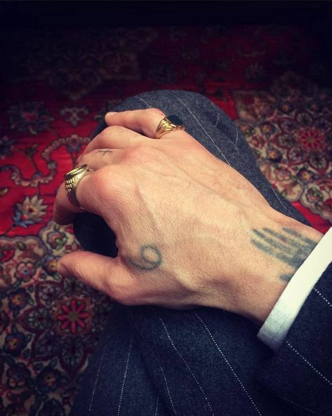 Black Hand Tattoo, Luca Changretta, Gentleman Tattoo, Alcohol Pictures, Penguin Tattoo, Peaky Blinders Characters, Body Image Art, Mafia Gangster, Men's Facial Hair