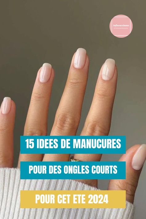 Rendez vos ongles chic avec une touche simple. Le vernis semi-permanent au ton naturel offre élégance et facilité d’entretien. Une choix parfait pour briller au quotidien. 🌸✨ #BeautéNaturelle #OnglesChic #VernisSemiPermanent Semi Permanent, Manicure, Nail Art, Nails, Art, Nail Arts