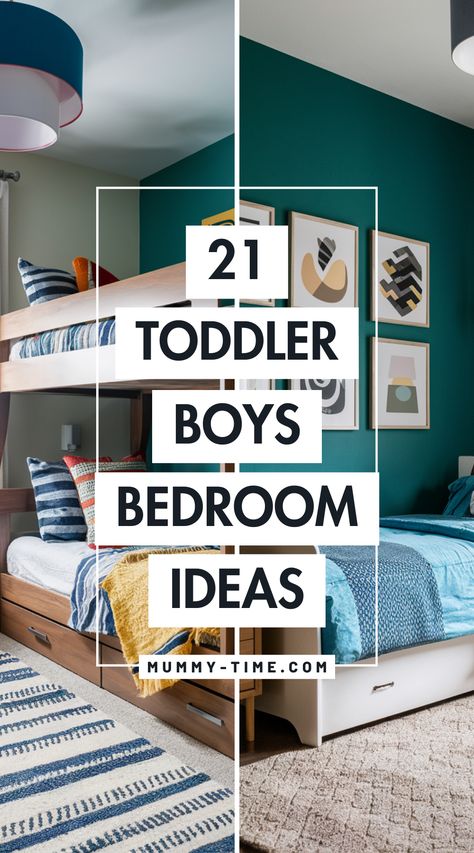 Looking to refresh your toddler’s room? Check out our Toddler Boy Bedroom Decor Ideas for creative inspiration! Whether you're going for a playful look with themed bedding or adding functional storage to keep things tidy, these ideas have you covered. Dive into these Toddler Boy Bedroom Decor Ideas and create a space that’s both fun and functional for your little adventurer. 🛏️🚂 Toddler Boy Accent Wall Bedroom Ideas, Kids Boys Room Ideas, Preschool Boy Bedroom Ideas, Toddler Boy Room Small, Toddler Bedrooms Boy, Boy Bed Ideas, Boy Bedroom Color Ideas, Toddler Boy Room Inspiration, 2 Boys Room Ideas