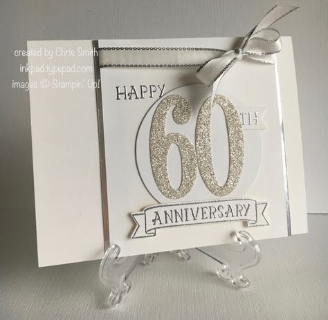 60th Wedding Anniversary Cards Handmade, 60th Anniversary Cards Handmade, 60th Anniversary Cards, 60 Anniversary, 60th Wedding Anniversary Gifts, 11 Anniversary, Happy 60th Anniversary, 75th Wedding Anniversary, Anniversary Crafts