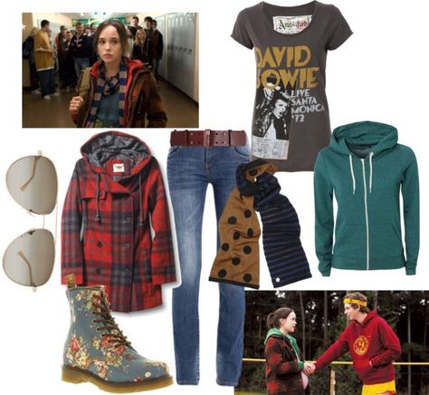 "DIY: Juno Costume" by missstevierae on Polyvore Clementine Eternal Sunshine Outfit, Juno Inspired Outfits, Juno Outfit Aesthetic, Juno Aesthetic Outfit, Juno Outfit, Juno Fashion, Juno Costume, Juno Aesthetic, Juno Style