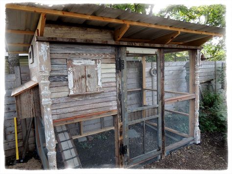 Chook Pen, Pallet House, Inspiration Board Design, Shelter Tent, Permaculture Gardening, Old Metal, Urban Homesteading, Chicken Runs, Chicken House