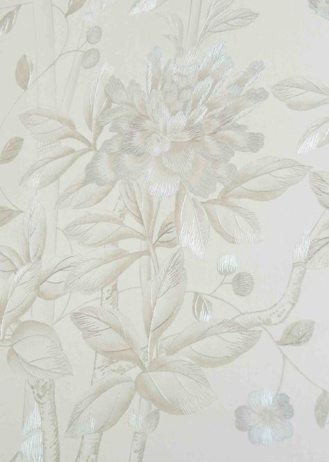 embroidered palladium Curtain Fabric Texture, Photo Room, To Try, Hand Painted Wallpaper, Wall Finishes, Materials And Textures, Colonial Style, Fabric Texture, In Wallpaper