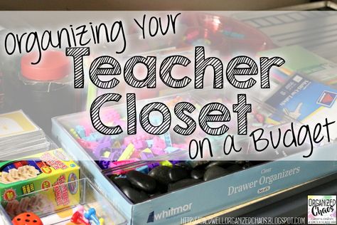 Organizing Your Teacher Closet on a Budget (part 1: small items). Organized Chaos. Tips for organizing manipulatives and other small items in your teacher closet. All stuff that is readily available and cheap. Teacher Closet Organization, Sheet Music Storage, Music Classroom Organization, Classroom Organization Ideas, Music Centers Elementary, Classroom Organization Labels, Closet On A Budget, Music Lesson Plans Elementary, Music Education Games