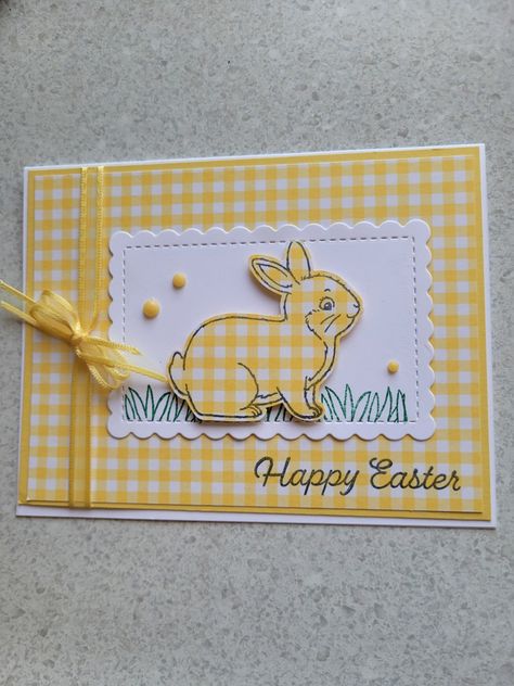 Su Easter Cards 2024, Easter Cards To Make Ideas, Easter Bunny Cards Stampin Up Stamps, Stampin Up Bunny Cards, Easter Cards Handmade Stampin Up Stamps, Stampin Up Easter Cards Ideas, Stampin Up Bunny Punch, Stampin Up Excellent Eggs Bundle, Hand Made Easter Cards