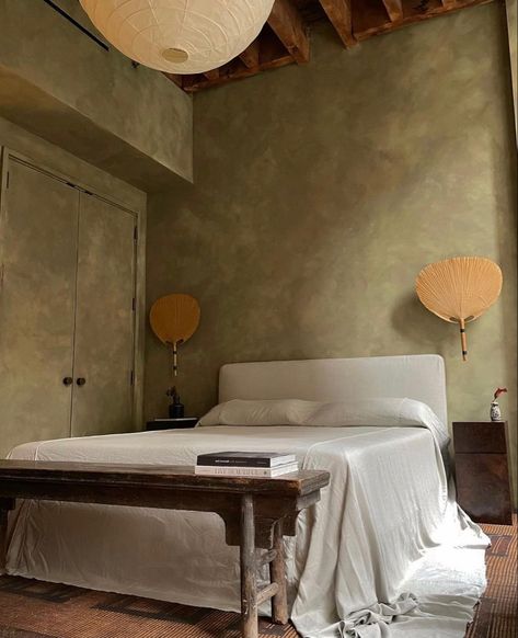 Limewash Walls, Concrete Effect Paint, Decoration Inspiration, Interior Inspo, Dream Home Design, New Room, Guest Bedroom, Malaga, Wabi Sabi