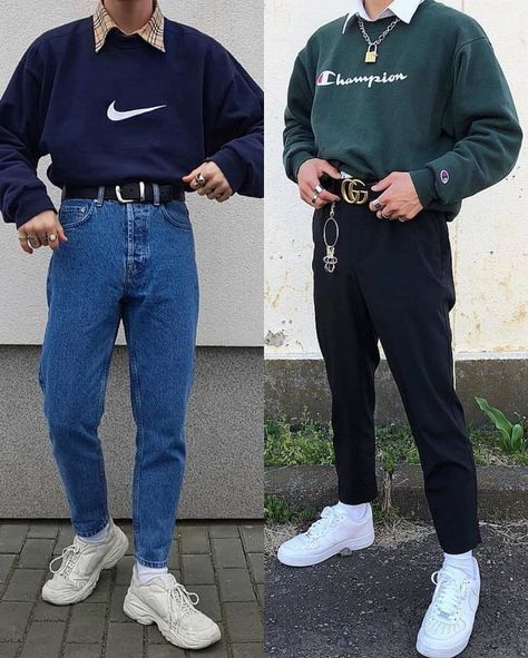 Aesthetic Hombre, Look 80s, Vintage Outfits Men, Vintage Outfits 90s, 90s Fashion Men, Aesthetic Outfits Men, Outfit 90s, Thrifted Outfits