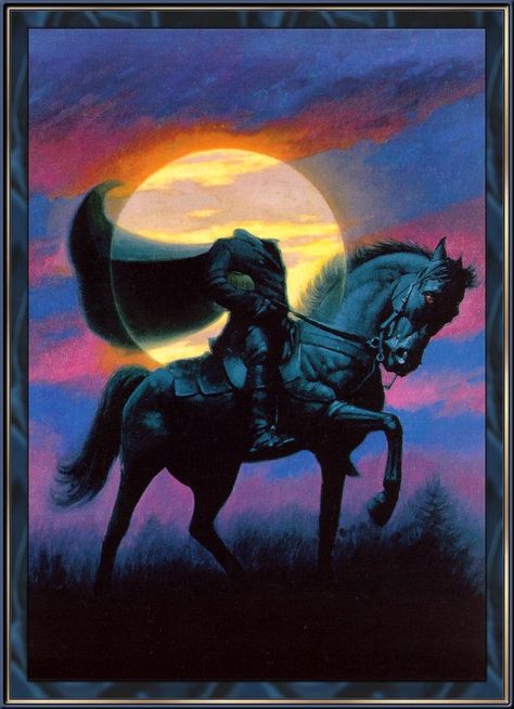 ... Headless Horseman Art, Evil Scarecrow, Sleepy Hollow Headless Horseman, Halloween Legends, Sleepy Hallow, Photo Halloween, The Legend Of Sleepy Hollow, Beer Club, Legend Of Sleepy Hollow