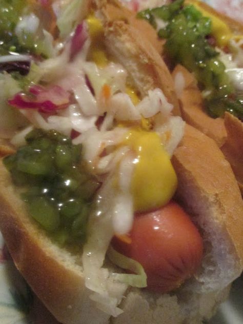 Hot and Cold Running Mom - Just my Stuff: Montreal Hot Dog Coleslaw Dog Sausage, Hot Dog Toppings, Food Recipes Easy, Running Mom, Steamer Recipes, Coleslaw Mix, Weekly Menu, My Stuff, Coleslaw