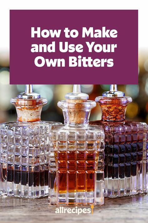 Drinks With Bitters, Homemade Bitters Recipe, Orange Bitters Recipe, Diy Bitters, Herbal Bitters, How To Make Bitters, Cocktails Classic, Homemade Liqueur Recipes, Sazerac Cocktail