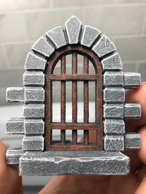 Diy Dnd Props, Dnd Props Diy, Dnd Terrain Diy, Dnd Crafts Diy, Medieval Diorama, Rpg Terrain, Dnd Diy, Xps Foam, Dnd Terrain