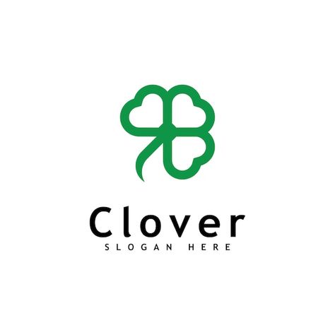 Clover Logo Design, Shamrock Logo, Pt Logo, Clover Logo, Women Logo, Glasses Logo, Leaf Logo, Heart Logo, Simple Logo