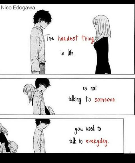 Friends To Lovers To Strangers, Lovers To Strangers, Strangers To Friends, Anime Love Quotes, Friends To Lovers, Manga Quotes, Anime Quotes Inspirational, Quotes Deep Feelings, Anime Quotes