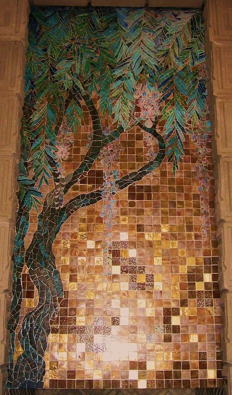 Mosaic Tree Art, Ennis House, Decoration Shabby, Mosaic Madness, Mosaic Stained, Mosaic Tile Art, Mosaic Murals, Mosaic Artwork, Mosaic Garden