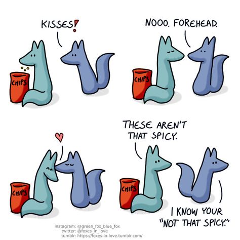 Foxes In Love, Comfort Art, Create A Blog, Cute Couple Comics, Couples Comics, Puppies And Kitties, Goofy Pictures, Comics Story, Good Cartoons