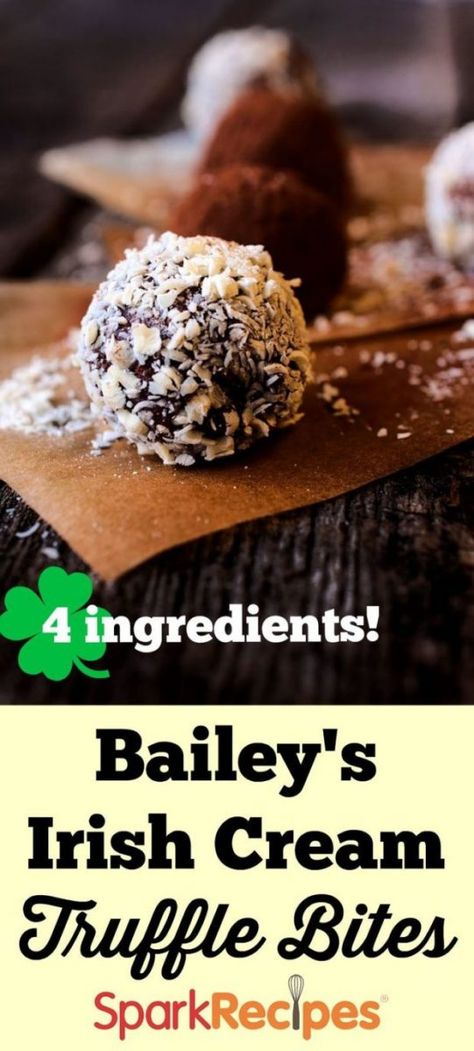 Irish Cream Recipes, Bailey Truffles, Irish Cream Truffles, Baileys Dessert, Baileys Irish Cream Recipes, Irish Cream Recipe, Chocolate Baileys, Pumpkin Tarts, Baileys Recipes