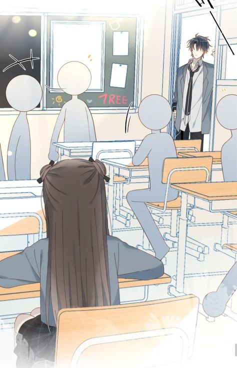 School Scene Drawing, Comic School Background, School Webtoon Background, Pose Reference School, Webtoon Drawing, Classroom Drawing, Practice Drawing Shapes, Boy Hair Drawing, Manga School