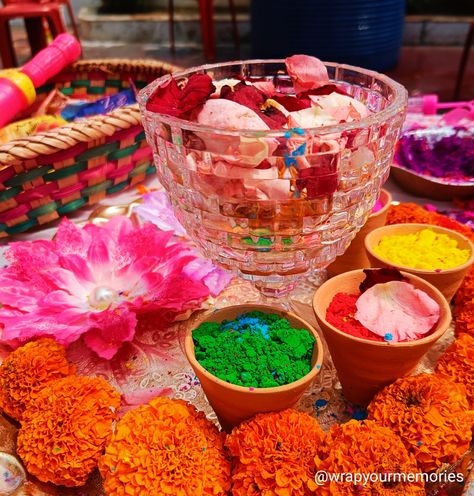 Holi Colours, Holi Party, Holi Colors, Party Table Decor, Party Table Decorations, Party Table, Festival Decorations, Table Decor, Table Decorations