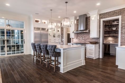 Pantry with Panache: We Call it the ‘Messy Kitchen’ | Bob Webb Pantry Shelving Units, Kitchen With Butlers Pantry, Pantry Plans, Pantry Layout, Kitchen Butlers Pantry, White Shaker Kitchen Cabinets, White Shaker Kitchen, Messy Kitchen, Shaker Kitchen Cabinets