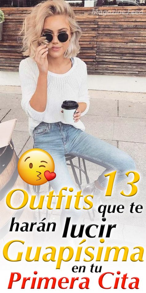 Ok, ok, seguramente estás nerviosa porque al fin el chico que te gusta te invitó a salir, pero no tienes ni idea de qué usar en la primera cita. Sensual Outfit Casual, Outfit Cita Noche, Outfit Primera Cita, Outfits Para Citas Casual, Outfit Cita, 13 Outfits, Ni Idea, Outfit Primavera, Power Girl