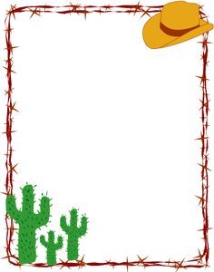 Free Printable Clip Art Borders | Barbed Wire Cowboy Rodeo border frame clip art available in these ... Western Border Clip Art, Western Clip Art, Free Printable Clip Art, Scrapbook Graphics, Western Theme Party, Wilde Westen, Page Borders Design, Free Clipart Images, Western Parties