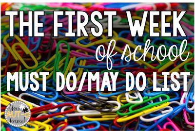 Must Do May Do Kindergarten, Must Do May Do, Building Rapport, First Year Teaching, First Week Of School, Go Back To School, Beginning Of The School Year, 1st Day Of School, Classroom Fun