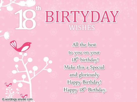 18th Birthday Wishes, Greeting and Messages Message For 18th Birthday Girl, 18th Birthday Greetings Messages, Birthday Message Tagalog, 18th Birthday Message, Happy 18th Birthday Wishes, 50 Birthday Wishes, Happy 18th Birthday Quotes, 18th Birthday Wishes, Birthday Wishes For A Friend